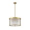 Z-Lite Carnaby Pendant, 5-Light, 18.25 In.W x 11.25 In.H, Modern Gold/Clear Ribbed 7504P18-MGLD - alternate 6